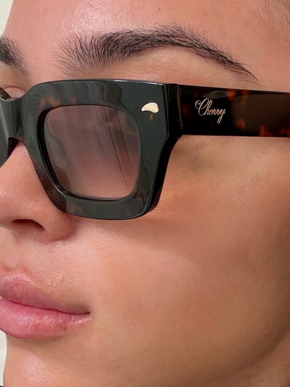 Stussy Tortoiseshell Square Sunglasses - Brown/Black
